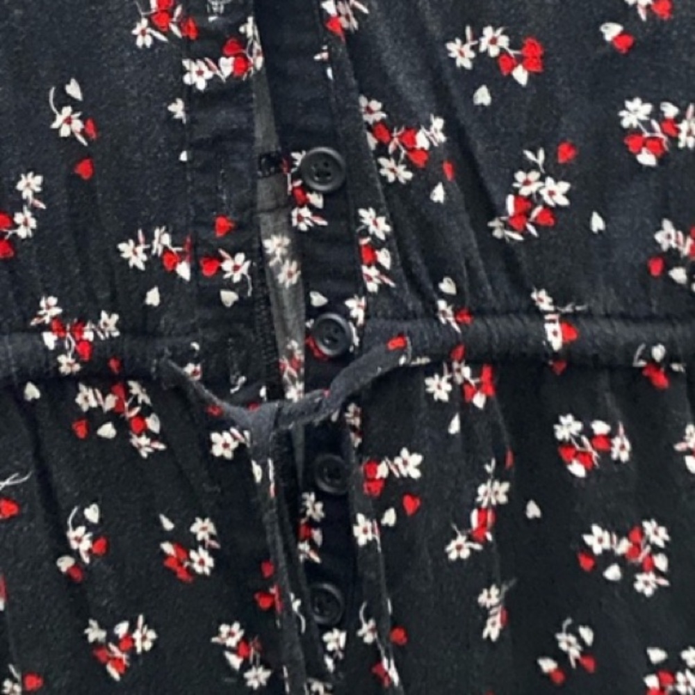 Torrid Black Romper with Floral Accents - Picture 12 of 12